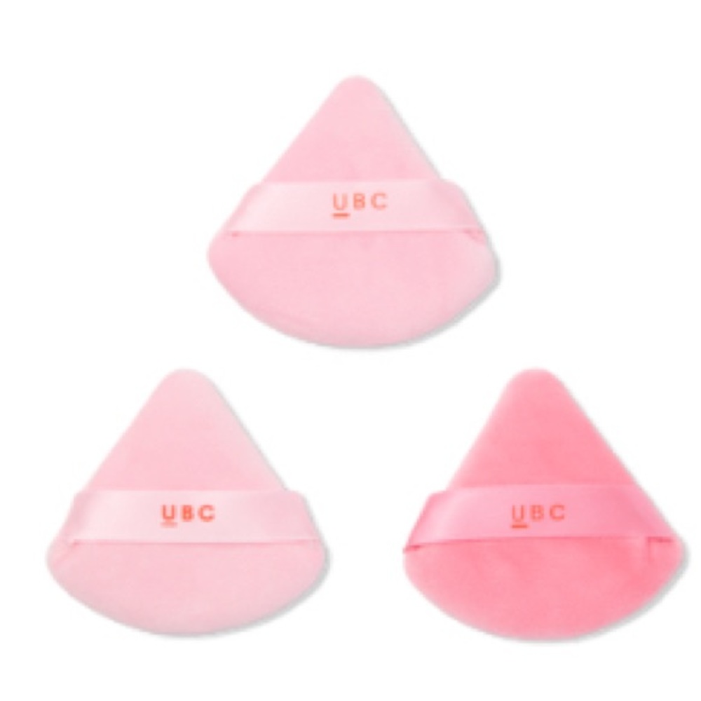 Ulta Beauty Collection Velour Powder Puff Set in pink Set of 3 NWT - Picture 2 of 4